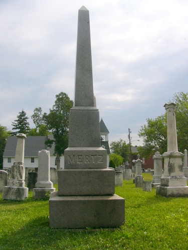 Peter P Mertz, Freeburg, PA -- the grandson of the earlierst Mertz there